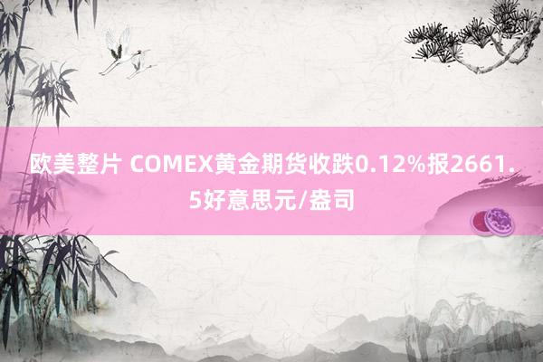 欧美整片 COMEX黄金期货收跌0.12%报2661.5好意思元/盎司